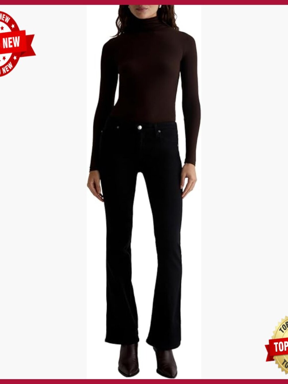 Low Rise Boot Cut Jeans Slim Fit Flare Leg 31 Inseam